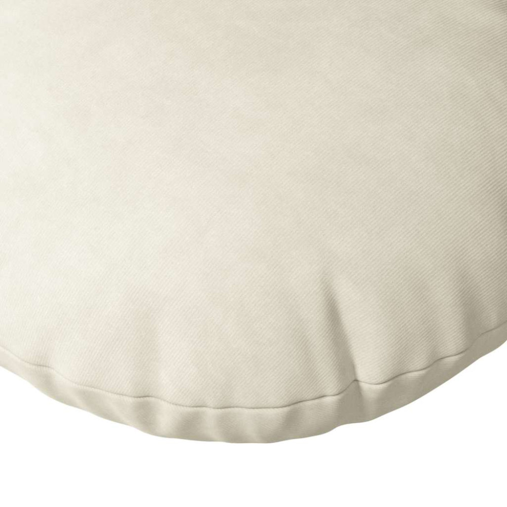 Produktbild för Sittkuddar 2 pcs Kräm Ø30 x 13 cm Sammet