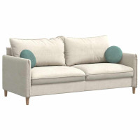 Produktbild för Sittkuddar 2 pcs Havgrön Ø30 x 13 cm Sammet