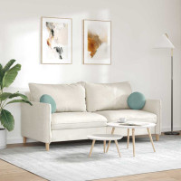 Produktbild för Sittkuddar 2 pcs Havgrön Ø30 x 13 cm Sammet