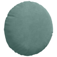 Produktbild för Sittkuddar 2 pcs Havgrön Ø30 x 13 cm Sammet