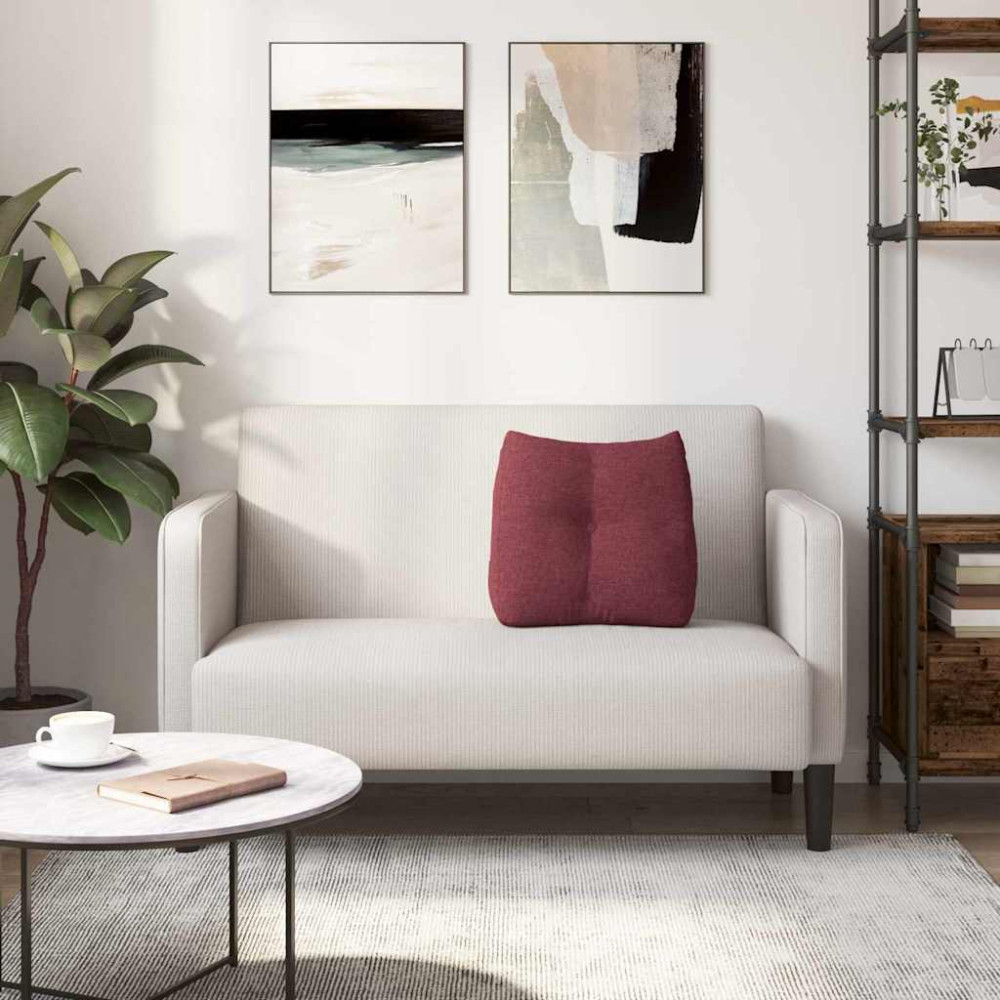 Produktbild för Ryggkudde Vinröd 45 x 24 x 50 cm tyg