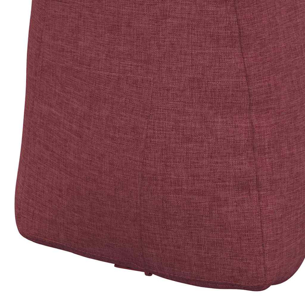 Produktbild för Ryggkudde Vinröd 45 x 24 x 50 cm tyg