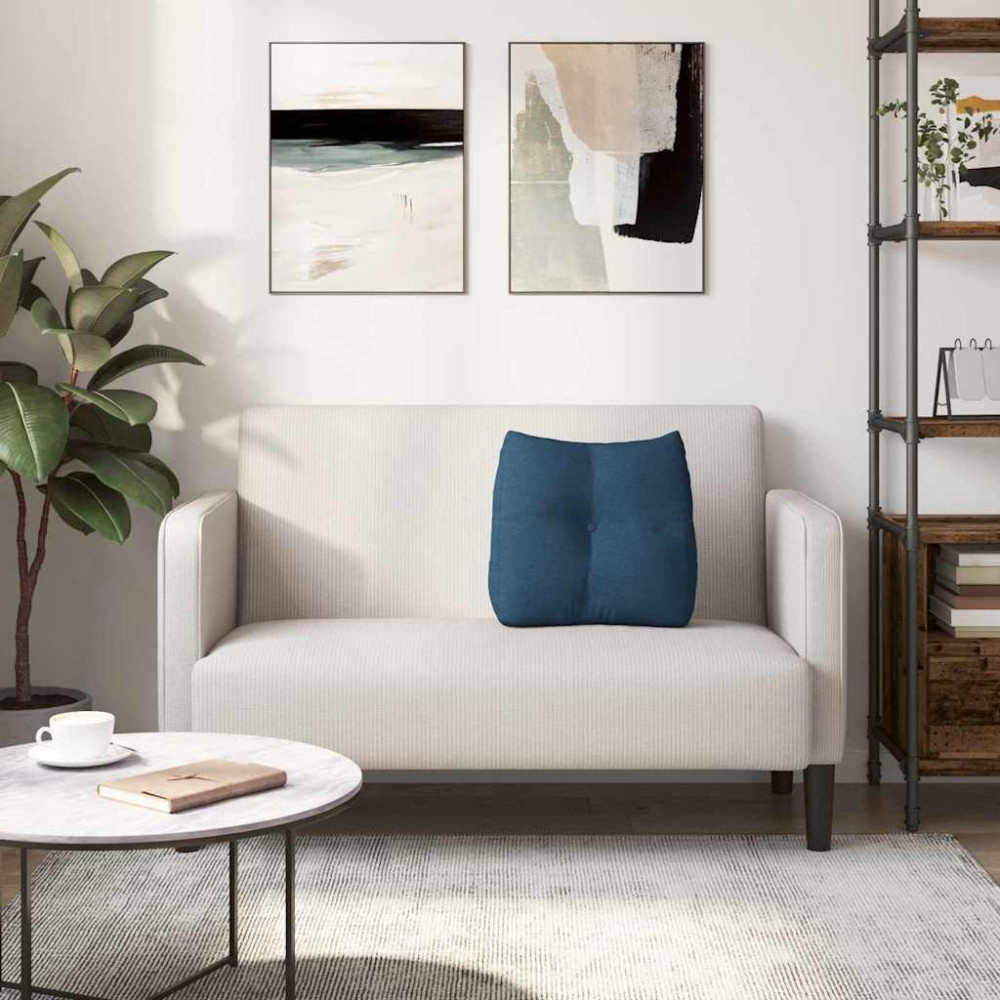 Produktbild för Ryggkudde Blå 45 x 24 x 50 cm tyg