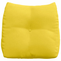 Produktbild för Ryggkudde Ljusgul 45 x 24 x 50 cm tyg