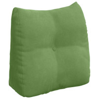 Produktbild för Ryggkudde Ljusgrön 45 x 24 x 50 cm Sammet