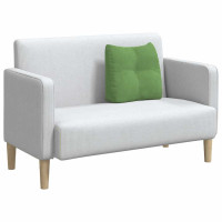 Produktbild för Ryggkudde Ljusgrön 45 x 24 x 50 cm Sammet