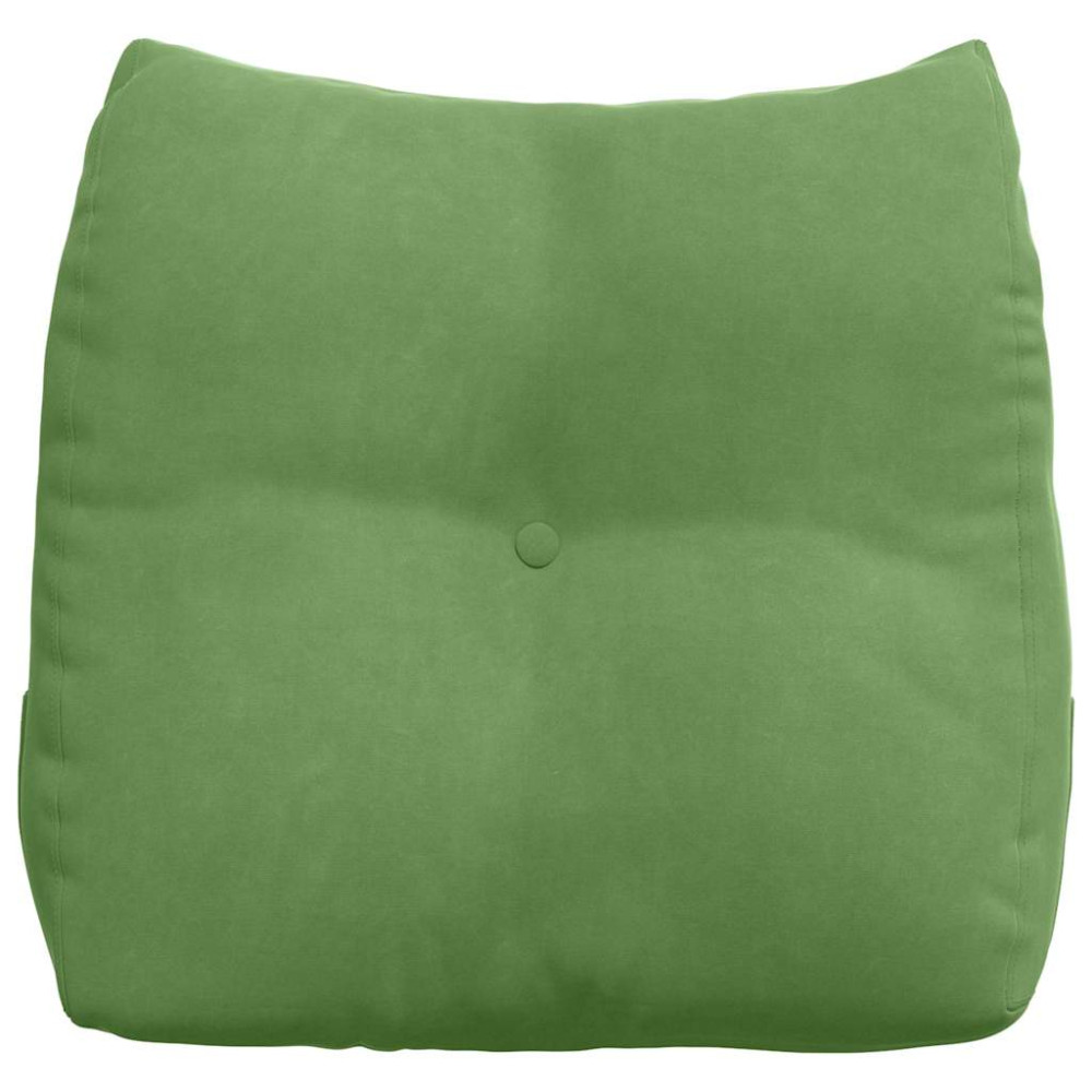 Produktbild för Ryggkudde Ljusgrön 45 x 24 x 50 cm Sammet
