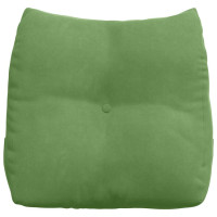 Produktbild för Ryggkudde Ljusgrön 45 x 24 x 50 cm Sammet
