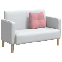 Produktbild för Ryggkudde Rosa 45 x 24 x 50 cm Sammet