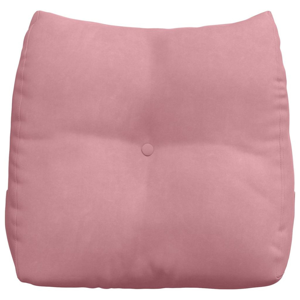 Produktbild för Ryggkudde Rosa 45 x 24 x 50 cm Sammet