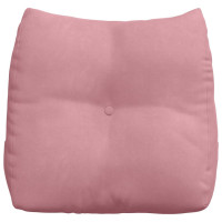 Produktbild för Ryggkudde Rosa 45 x 24 x 50 cm Sammet