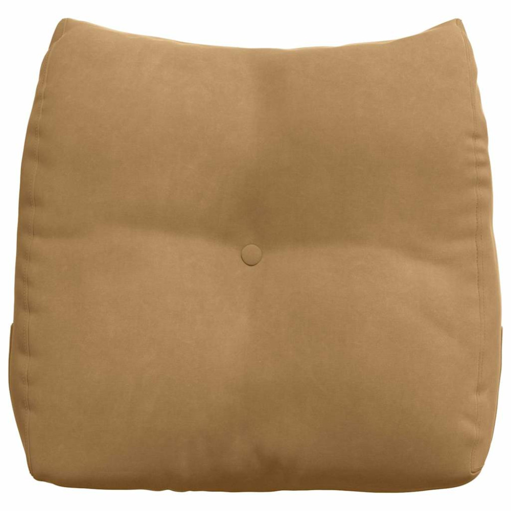 Produktbild för Ryggkudde Brun 45 x 24 x 50 cm Sammet