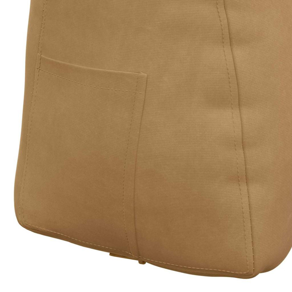 Produktbild för Ryggkudde Brun 45 x 24 x 50 cm Sammet