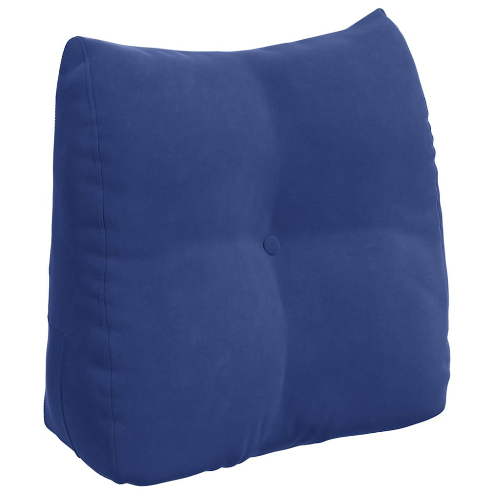 Produktbild för Ryggkudde Polisblå 45 x 24 x 50 cm Sammet