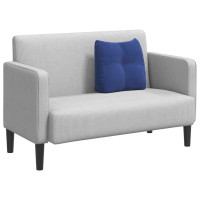 Produktbild för Ryggkudde Polisblå 45 x 24 x 50 cm Sammet