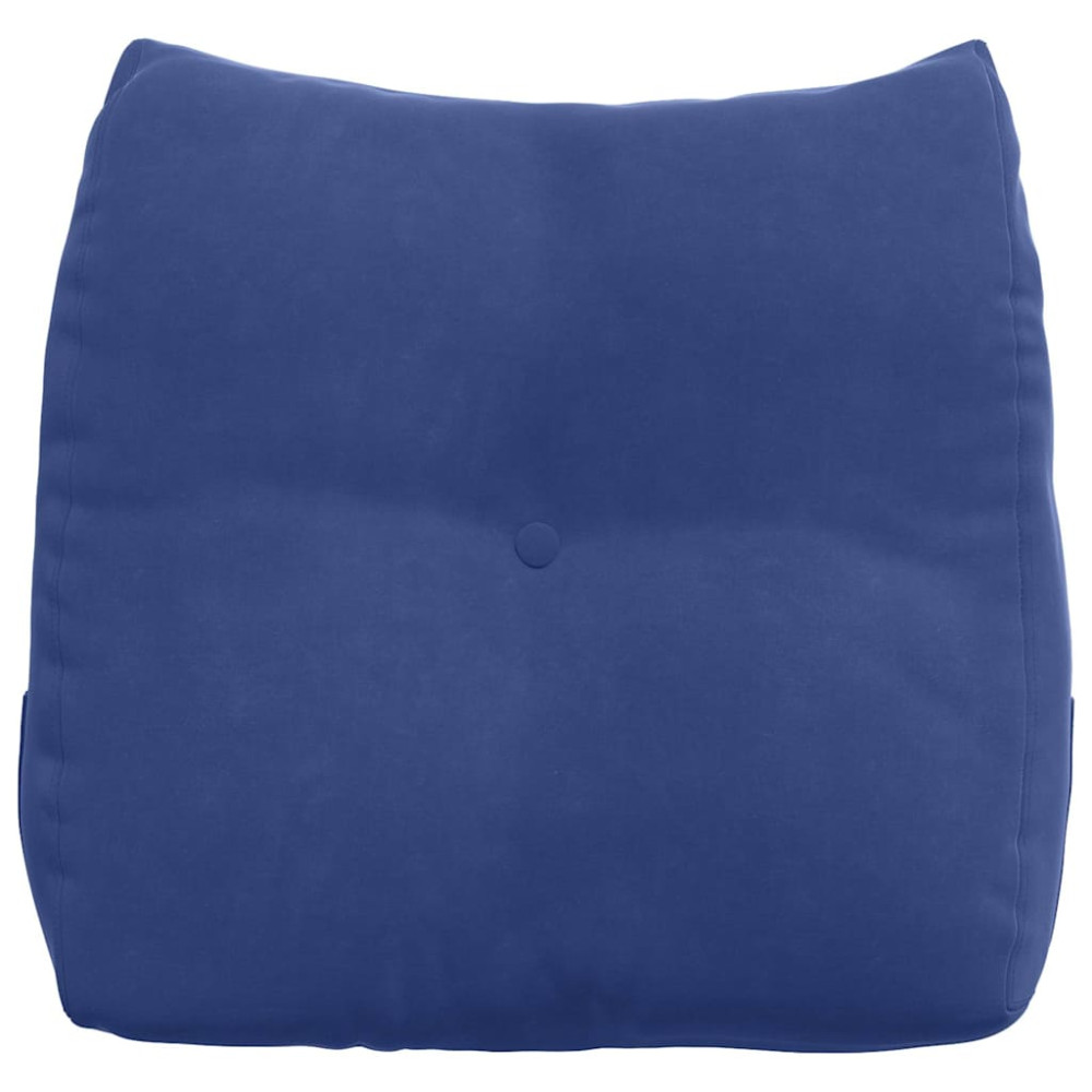 Produktbild för Ryggkudde Polisblå 45 x 24 x 50 cm Sammet