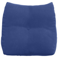 Produktbild för Ryggkudde Polisblå 45 x 24 x 50 cm Sammet