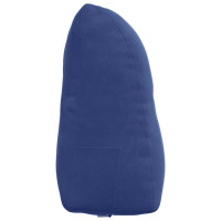 Produktbild för Ryggkudde Polisblå 45 x 24 x 50 cm Sammet