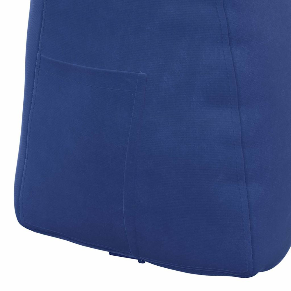 Produktbild för Ryggkudde Polisblå 45 x 24 x 50 cm Sammet