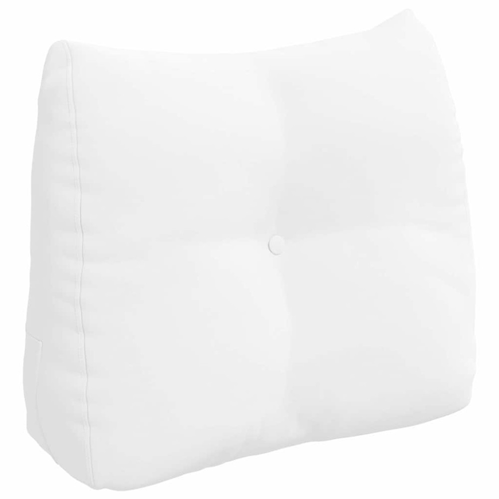 Produktbild för Ryggkudde Vit 60 x 24 x 50 cm tyg