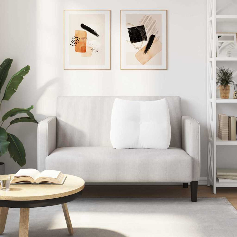 Produktbild för Ryggkudde Vit 60 x 24 x 50 cm tyg