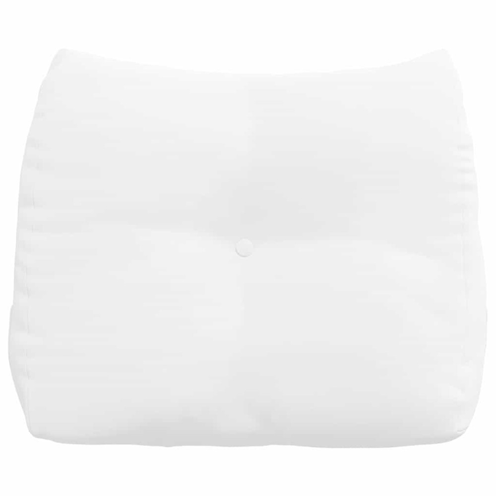 Produktbild för Ryggkudde Vit 60 x 24 x 50 cm tyg