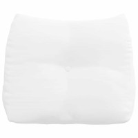 Produktbild för Ryggkudde Vit 60 x 24 x 50 cm tyg