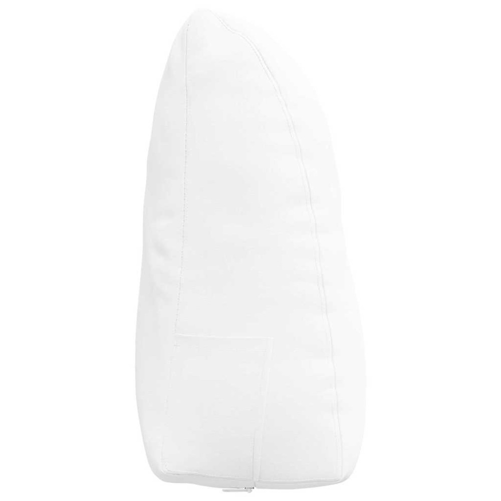 Produktbild för Ryggkudde Vit 60 x 24 x 50 cm tyg