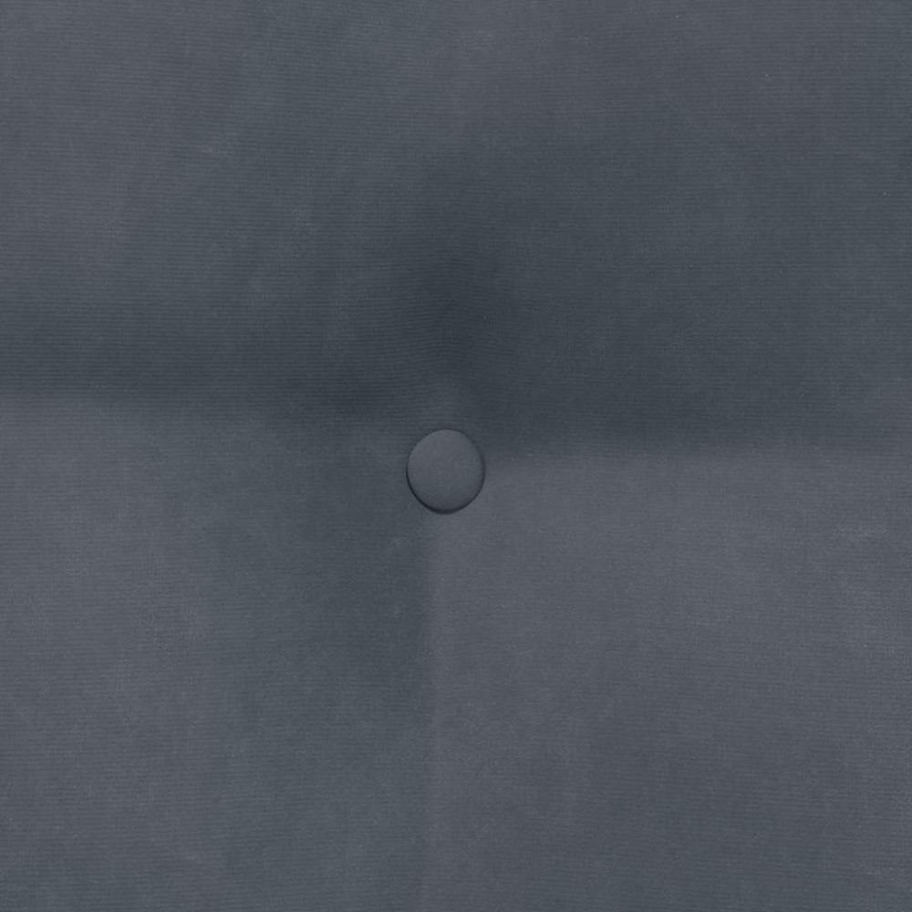 Produktbild för Ryggkudde Mörkgrå 60 x 24 x 50 cm Sammet