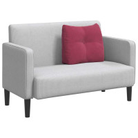 Produktbild för Ryggkudde Vinröd 60 x 24 x 50 cm Sammet