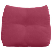Produktbild för Ryggkudde Vinröd 60 x 24 x 50 cm Sammet