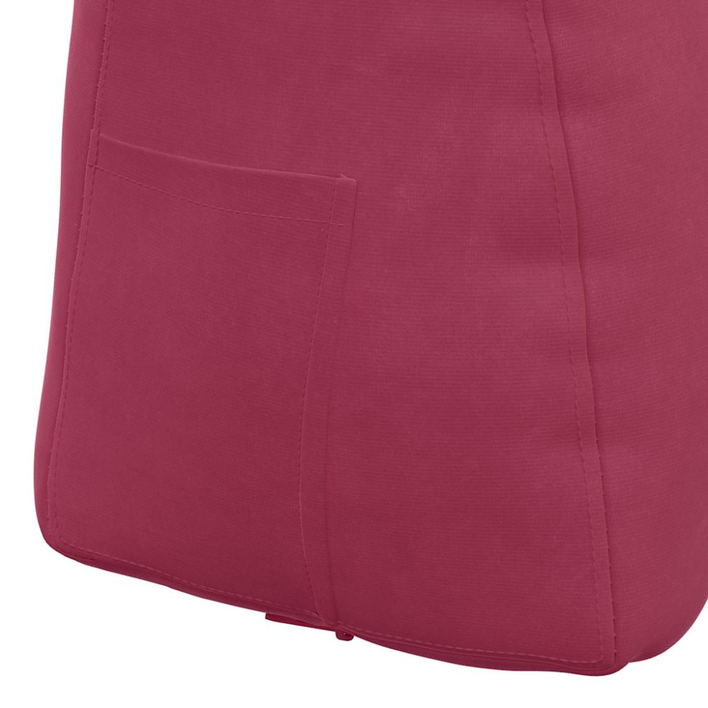 Produktbild för Ryggkudde Vinröd 60 x 24 x 50 cm Sammet