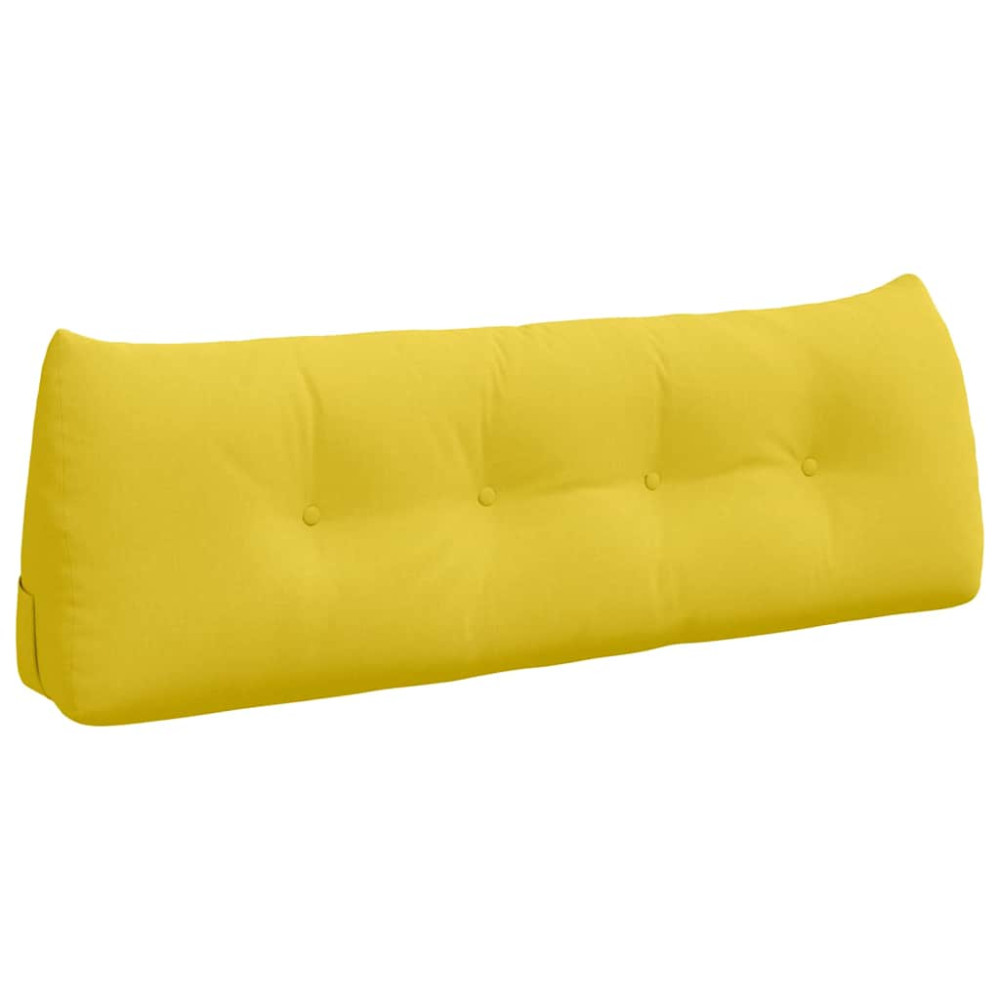 Produktbild för Ryggkudde Ljusgul 140 x 24 x 50 cm tyg