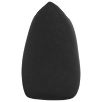 Produktbild för Ryggkudde Svart 140 x 24 x 50 cm Sammet
