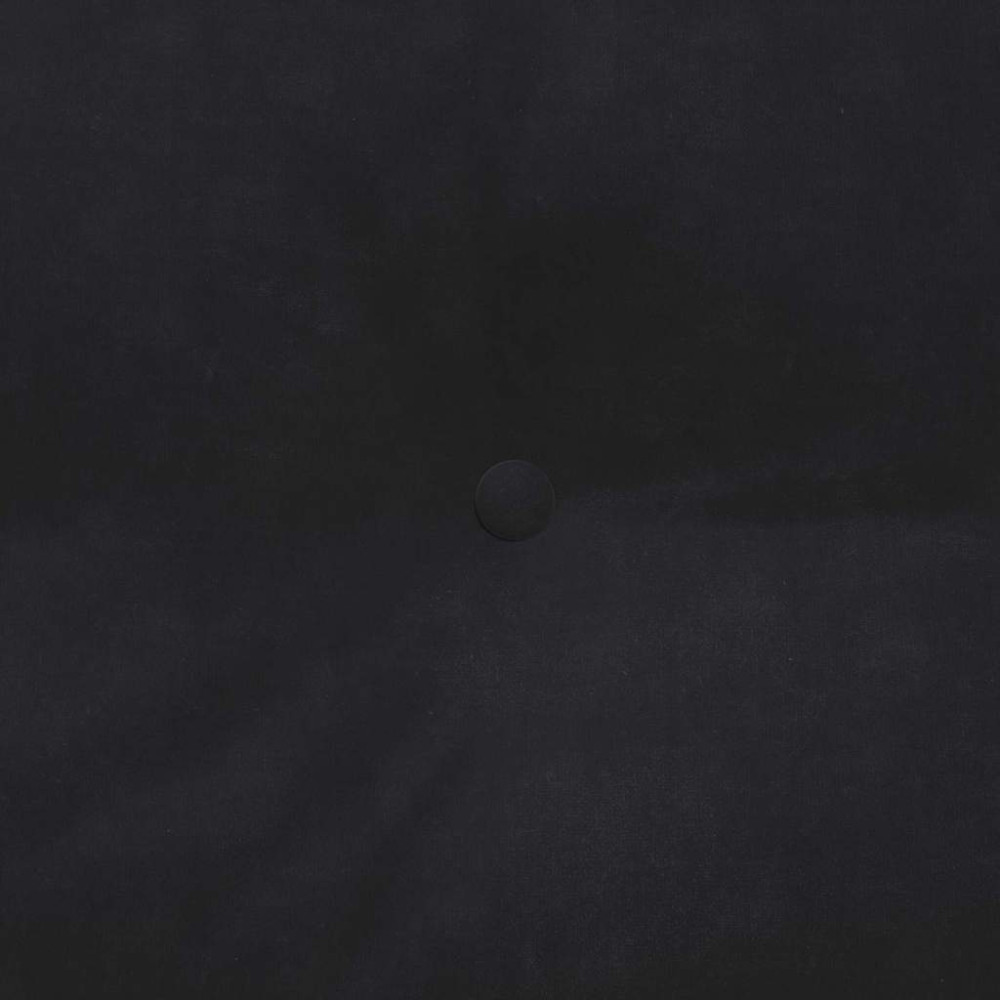 Produktbild för Ryggkudde Svart 140 x 24 x 50 cm Sammet