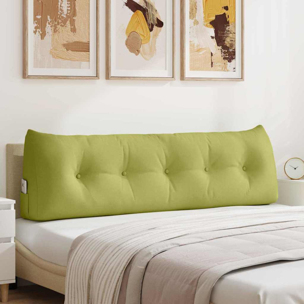Produktbild för Ryggkudde Ljusgrön 160 x 24 x 50 cm tyg