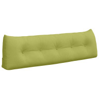 Produktbild för Ryggkudde Ljusgrön 160 x 24 x 50 cm tyg