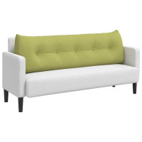 Produktbild för Ryggkudde Ljusgrön 160 x 24 x 50 cm tyg
