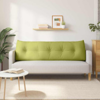 Produktbild för Ryggkudde Ljusgrön 160 x 24 x 50 cm tyg