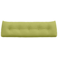 Produktbild för Ryggkudde Ljusgrön 160 x 24 x 50 cm tyg