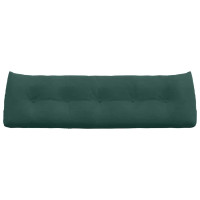 Produktbild för Ryggkudde Mörkgrön 160 x 24 x 50 cm Sammet