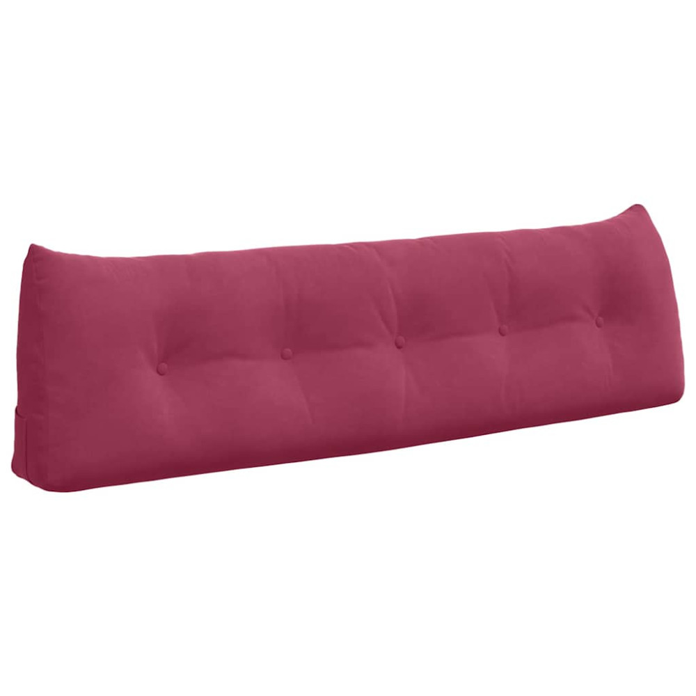 Produktbild för Ryggkudde Vinröd 160 x 24 x 50 cm Sammet