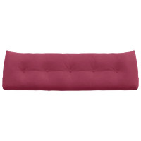 Produktbild för Ryggkudde Vinröd 160 x 24 x 50 cm Sammet
