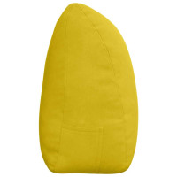 Produktbild för Ryggkudde Gul 180 x 24 x 50 cm Sammet