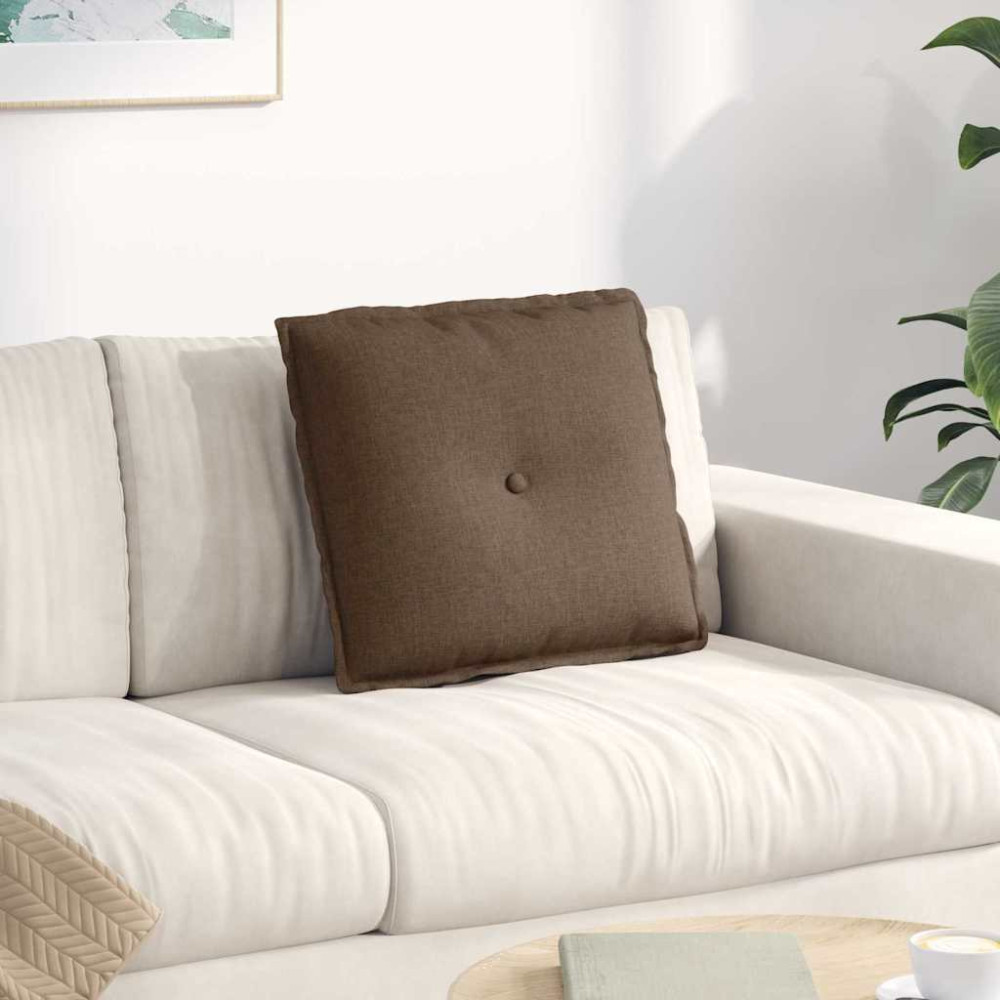 Produktbild för Ryggkudde Brun 50 x 19 x 45 cm tyg