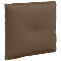 Produktbild för Ryggkudde Brun 50 x 19 x 45 cm tyg
