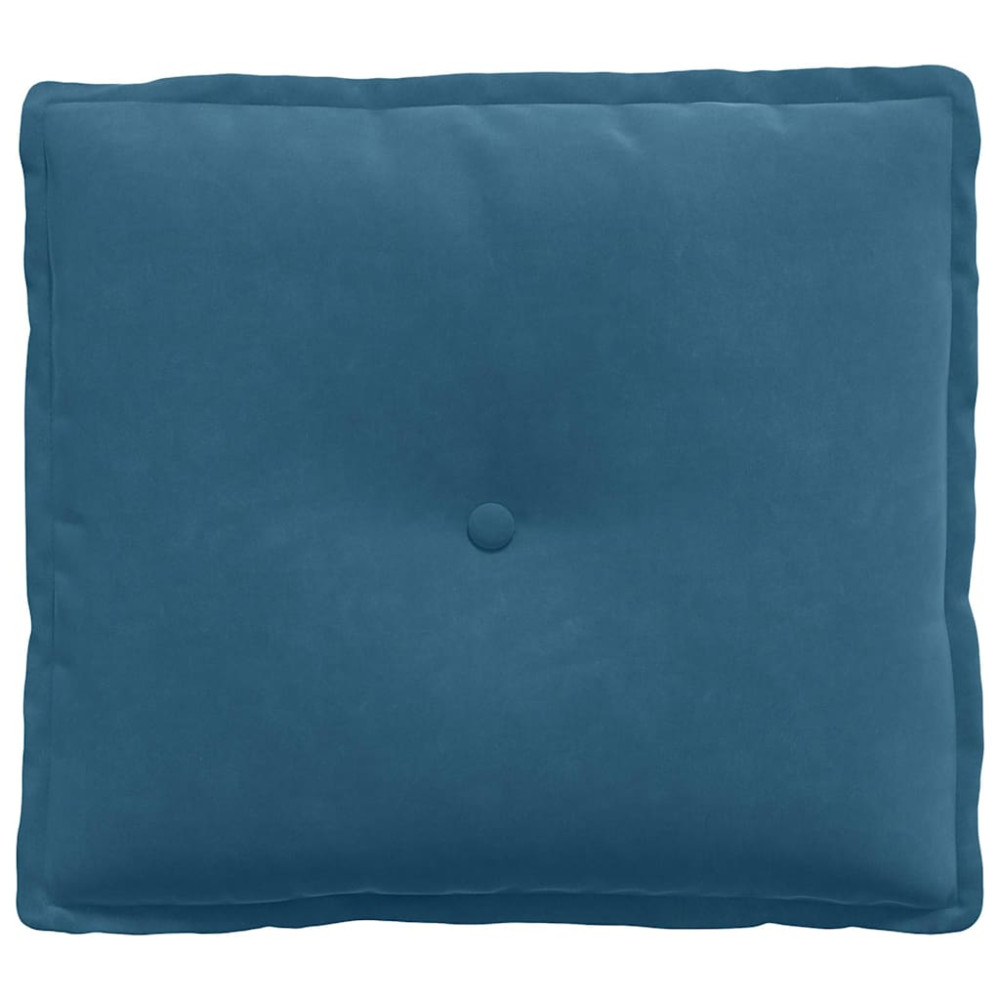 Produktbild för Ryggkudde Blå 50 x 45 cm Kordread tyg