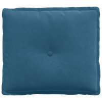 Produktbild för Ryggkudde Blå 50 x 45 cm Kordread tyg