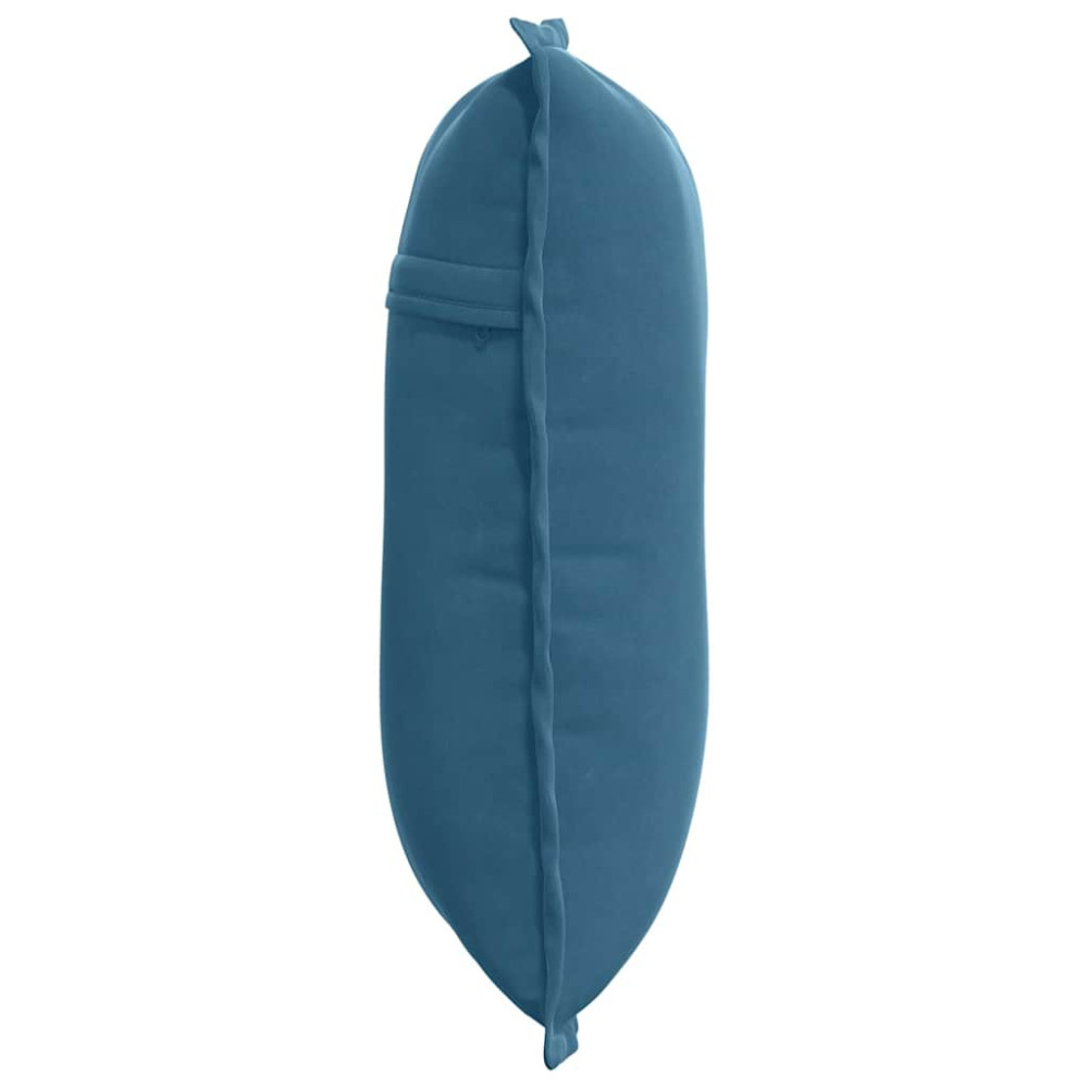 Produktbild för Ryggkudde Blå 50 x 45 cm Kordread tyg