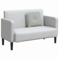 Produktbild för Ryggkudde Ljusgrå 50 x 45 cm Kordread tyg